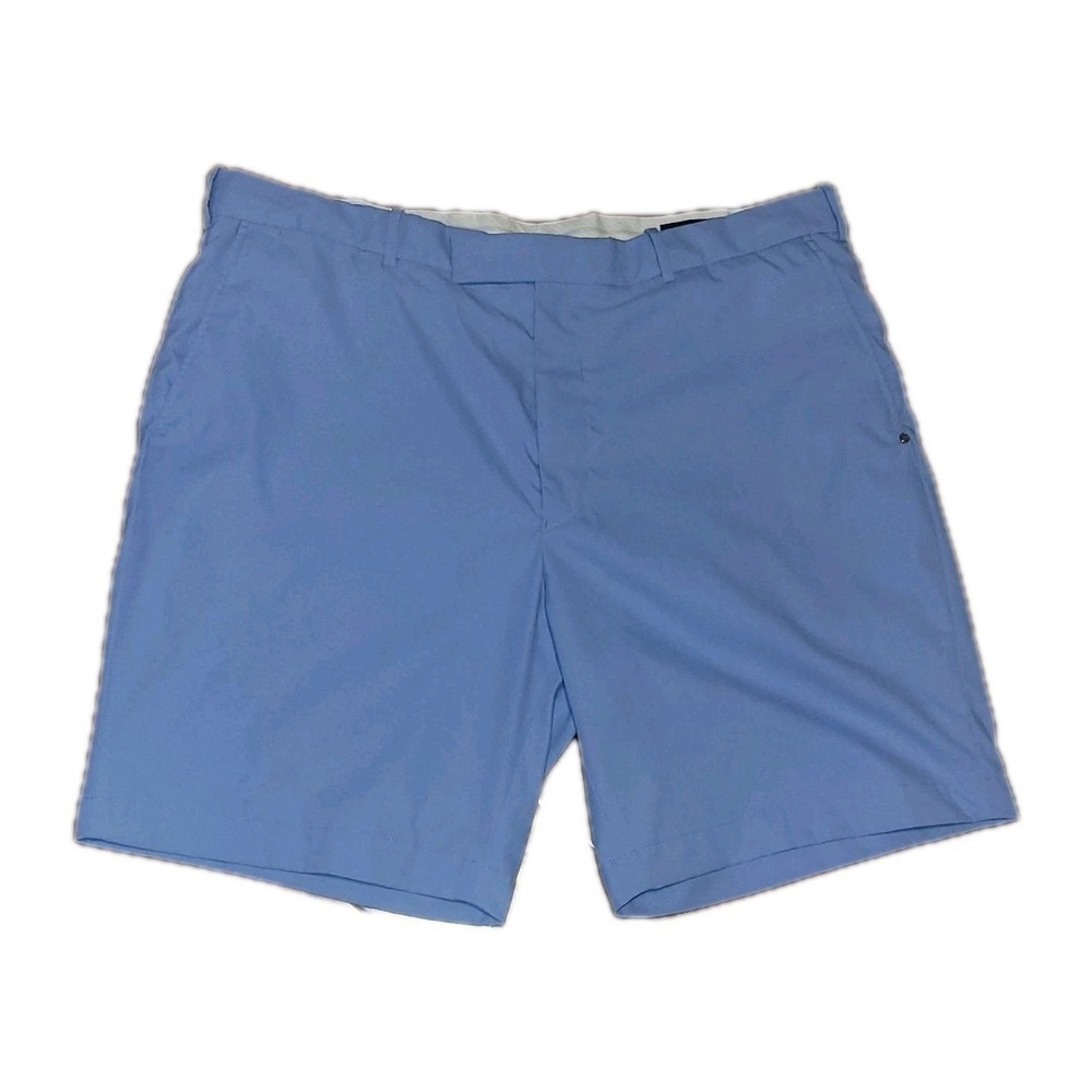 RLX Ralph Lauren Men's Golf Shorts Liggt Blue  Size 40 Chino Flat Front Preppy